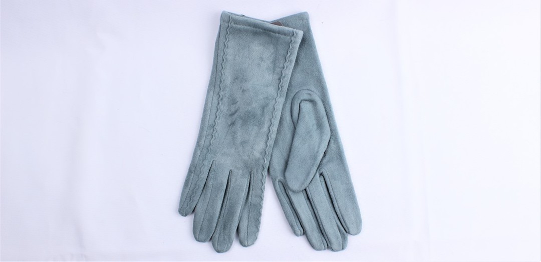 Shackelford faux suede glove teal Style; S/LK4964TEA image 0